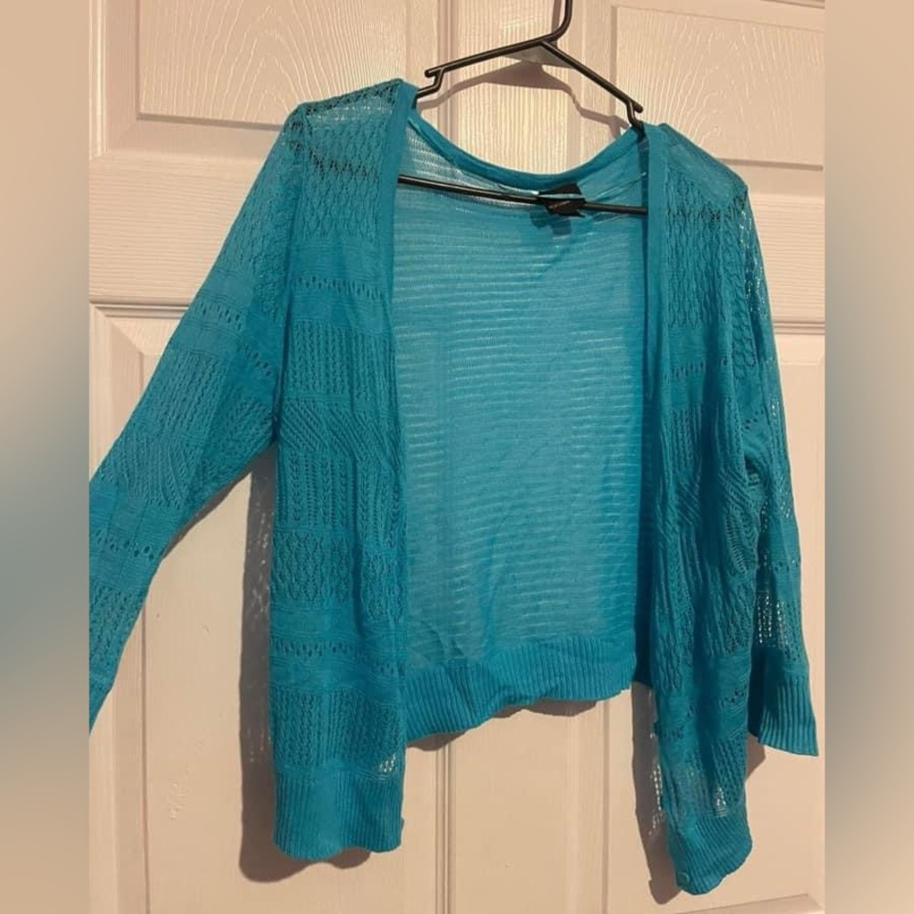 Worthington 3 pieces cardigan/2 shirts size L